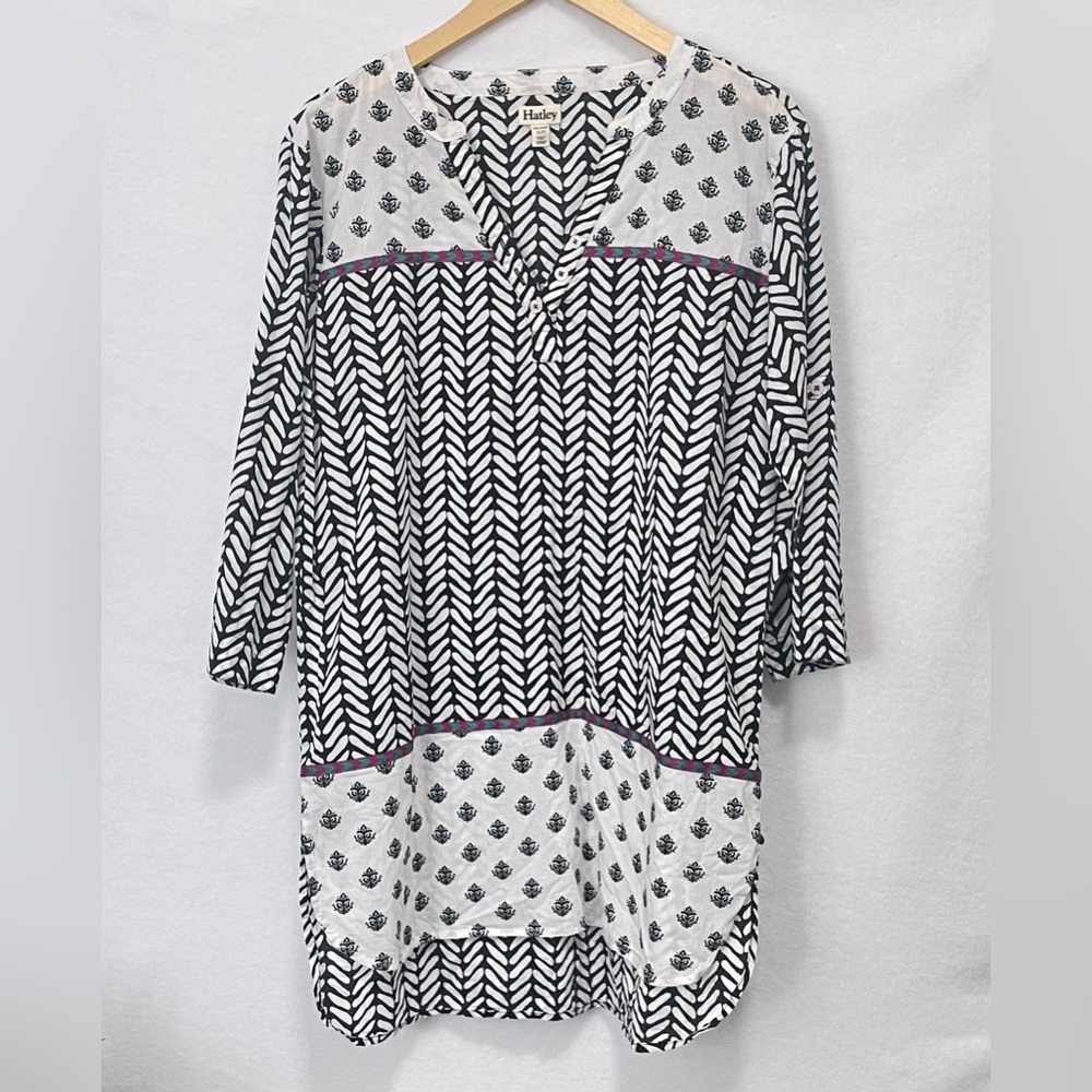 Hatley Leaf Pattern dress/ coverup